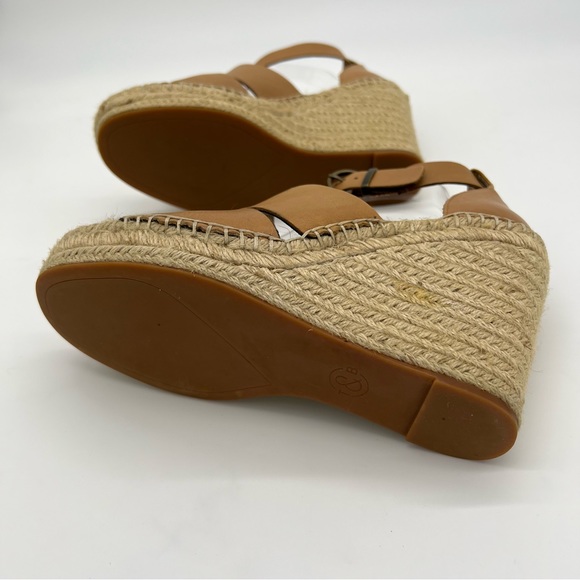 Treasure & Bond Sannibel Espadrille Wedge Platform Sandals Tan 8.5 Women - Picture 11 of 12